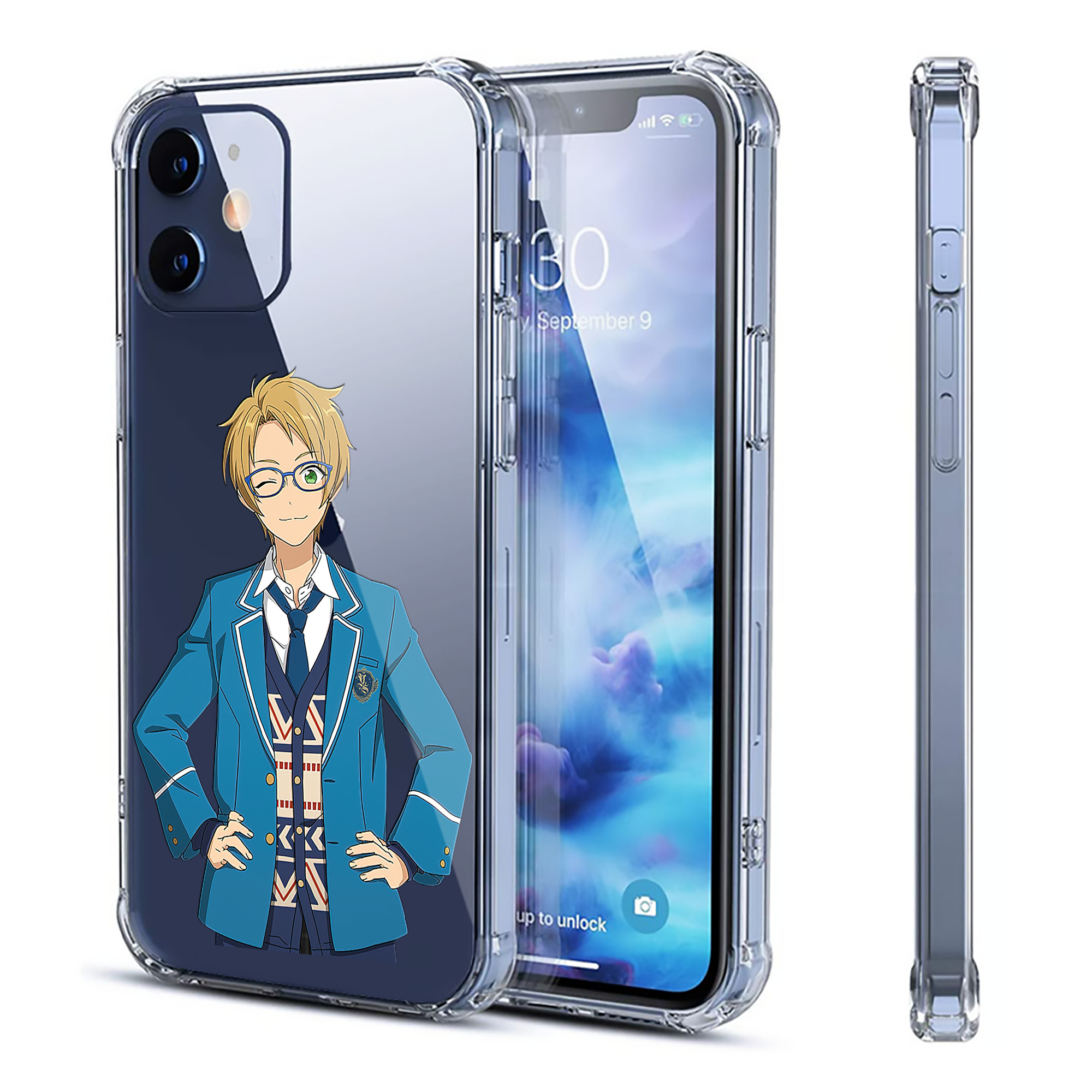 （画像用） あんさんぶるスターズ! Ensemble Stars 【iPhone 12シリーズ対応】透明スマホケース（クリアソフトケース）